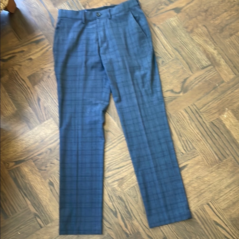 J. Crew Factory Blue Dress Pants Tapered Leg
